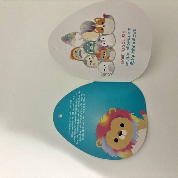 Leonard The Lion 8" Squishmallow - Picture 5 of 6